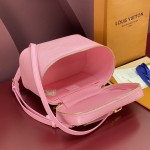 Louis Vuitton Nice Nano Cosmetic Bag in Epi Leather with Double Zip and Washable Fabric Lining