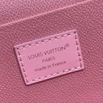 Louis Vuitton Nice Nano Cosmetic Bag in Epi Leather with Double Zip and Washable Fabric Lining