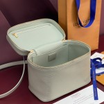 Louis Vuitton Nice Nano Cosmetic Bag in Epi Leather with Double Zip and Washable Fabric Lining