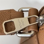 Louis Vuitton Boarding Messenger Bag M25981 in waxed cowhide leather with adjustable leather shoulder strap