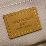 Louis Vuitton Trocadéro Mini Handbag in Monogram Eclipse with Cowhide Leather Trims