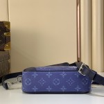 Louis Vuitton Trocadéro Mini Handbag in Monogram Eclipse with Cowhide Leather Trims