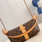 Louis Vuitton Pochette Voyage Souple M26015 in Monogram Canvas with Boro Patchwork
