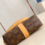 Louis Vuitton Pochette Voyage Souple M26015 in Monogram Canvas with Boro Patchwork