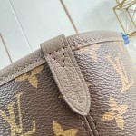 Louis Vuitton Neverfull Inside Out Medium Bag M25664 in Canvas and Leather with Cowhide Leather Trims and Elegant Metallic Hardware