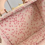 Louis Vuitton Petite Valise M14592 Meowgram Linen Canvas with Cat Motif and Hand-painted LV Label