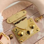 Louis Vuitton Petite Valise M14592 Meowgram Linen Canvas with Cat Motif and Hand-painted LV Label