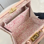 Louis Vuitton Petite Valise M14592 Meowgram Linen Canvas with Cat Motif and Hand-painted LV Label