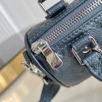 Louis Vuitton Nano Speedy M27107 in Monogram Empreinte Leather with Rolled Leather Handles and Lock Detail