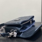 Louis Vuitton Pochette Métis East West M26456 in Monogram Empreinte with S-lock, Gradient Silk Print, and Chain Shoulder Strap