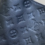 Louis Vuitton M26430 Pearl Blue All in BB Bucket Bag Front View