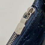Louis Vuitton M26430 Pearl Blue All in BB Bucket Bag Front View