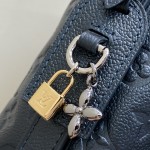 Louis Vuitton M26430 Pearl Blue All in BB Bucket Bag Front View