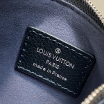 Louis Vuitton M26430 Pearl Blue All in BB Bucket Bag Front View
