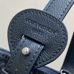 Louis Vuitton M26430 Pearl Blue All in BB Bucket Bag Front View