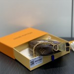 Louis Vuitton Mini Pochette Accessories M15328 with Vivienne Print, Monogram Canvas, and Chain Hook