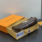 Louis Vuitton Mini Pochette Accessories M15328 with Vivienne Print, Monogram Canvas, and Chain Hook