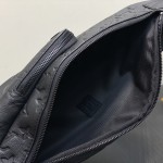 Louis Vuitton Duo Slingbag Black Monogram Shadow Leather