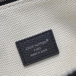 Louis Vuitton Verso Hobo Bag Black LV Touch Leather