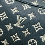 Louis Vuitton Dopp Kit Green Monogram Shadow Leather