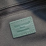 Louis Vuitton Dopp Kit Green Monogram Shadow Leather