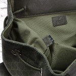 Gucci 792080 green original leather backpack