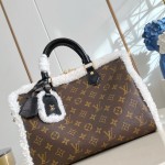 Louis Vuitton Nano Madeleine Pearl Pink Monogram Empreinte Chain Bag