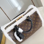 Louis Vuitton Nano Madeleine Pearl Pink Monogram Empreinte Chain Bag
