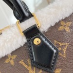 Louis Vuitton Nano Madeleine Pearl Pink Monogram Empreinte Chain Bag