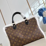 Louis Vuitton Nano Madeleine Pearl Pink Monogram Empreinte Chain Bag