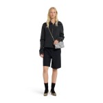 Gucci Silver and Black-Silver Leather Shoulder Bag – Models 837280 / 854863