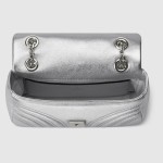 Gucci Silver and Black-Silver Leather Shoulder Bag – Models 837280 / 854863