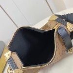 Louis Vuitton Side Trunk Small Handbag Monogram Reverse Canvas
