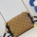 Louis Vuitton Side Trunk Small Handbag Monogram Reverse Canvas