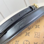 Louis Vuitton Side Trunk Small Handbag Monogram Reverse Canvas