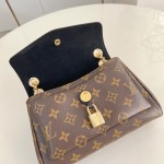 Louis Vuitton Saint Germain BB Handbag with Monogram Canvas and Gold Chain