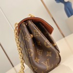 Louis Vuitton Saint Germain BB Handbag with Monogram Canvas and Gold Chain