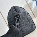 Louis Vuitton City Keepall Monogram Shadow Leather Bag