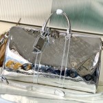 Louis Vuitton Keepall Bandoulière 45 M26463 Rose Gold / M26766 travel bag