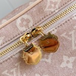 Louis Vuitton Nice Mini Cosmetic Pouch in Meowgram Canvas with Cat-shaped Zipper Pull