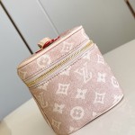Louis Vuitton Nice Mini Cosmetic Pouch in Meowgram Canvas with Cat-shaped Zipper Pull
