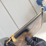 Louis Vuitton Neverfull Bandoulière Inside Out BB Handbag - Monogram Canvas with Wool Leather
