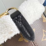 Louis Vuitton Neverfull Bandoulière Inside Out BB Handbag - Monogram Canvas with Wool Leather