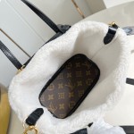 Louis Vuitton Neverfull Bandoulière Inside Out BB Handbag - Monogram Canvas with Wool Leather