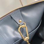 Louis Vuitton Speedy P9 Bandoulière 40 Handbag in Suede Leather with Monogram Floral and Silk Scarf