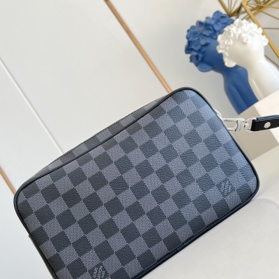 Louis Vuitton - Pochette Kasai Storage Bag in Damier Graphite Canvas
