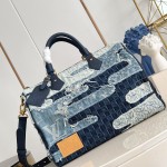 Louis Vuitton Speedy 40 Bandoulière Bag with Monogram Denim