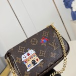 Louis Vuitton Mini Pochette Accessories Vivienne Winter Holiday Collection Handbag