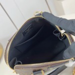 Louis Vuitton Alma BB Bag Monogram Canvas with Leather Trimmings and Metallic Corners