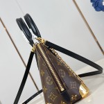 Louis Vuitton Alma BB Bag Monogram Canvas with Leather Trimmings and Metallic Corners